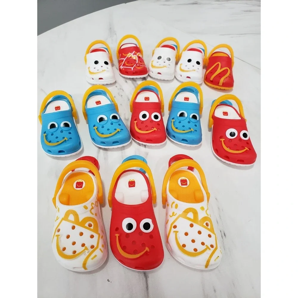 12 McDonald's Mini Crocs Keychain Toy Huge Lot Assorted 2024 2026 No Box